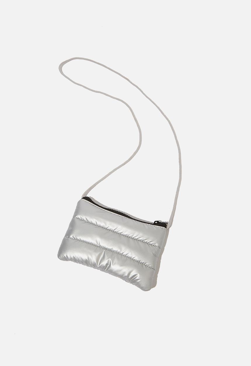 Cotton On - Puffer sling bag - silver