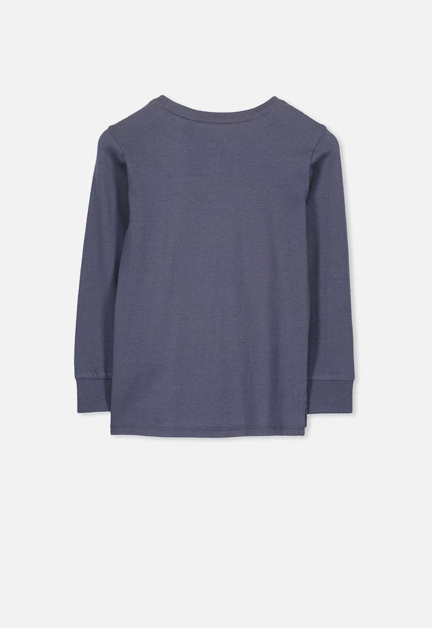 Cotton On - Tom long sleeve tee - navy