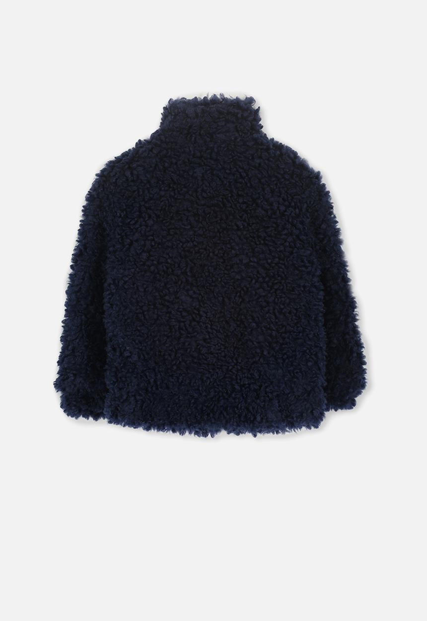 Cotton On - Teddy slouch jacket - navy