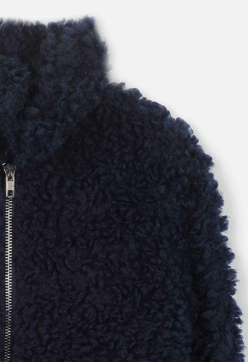 Cotton On - Teddy slouch jacket - navy