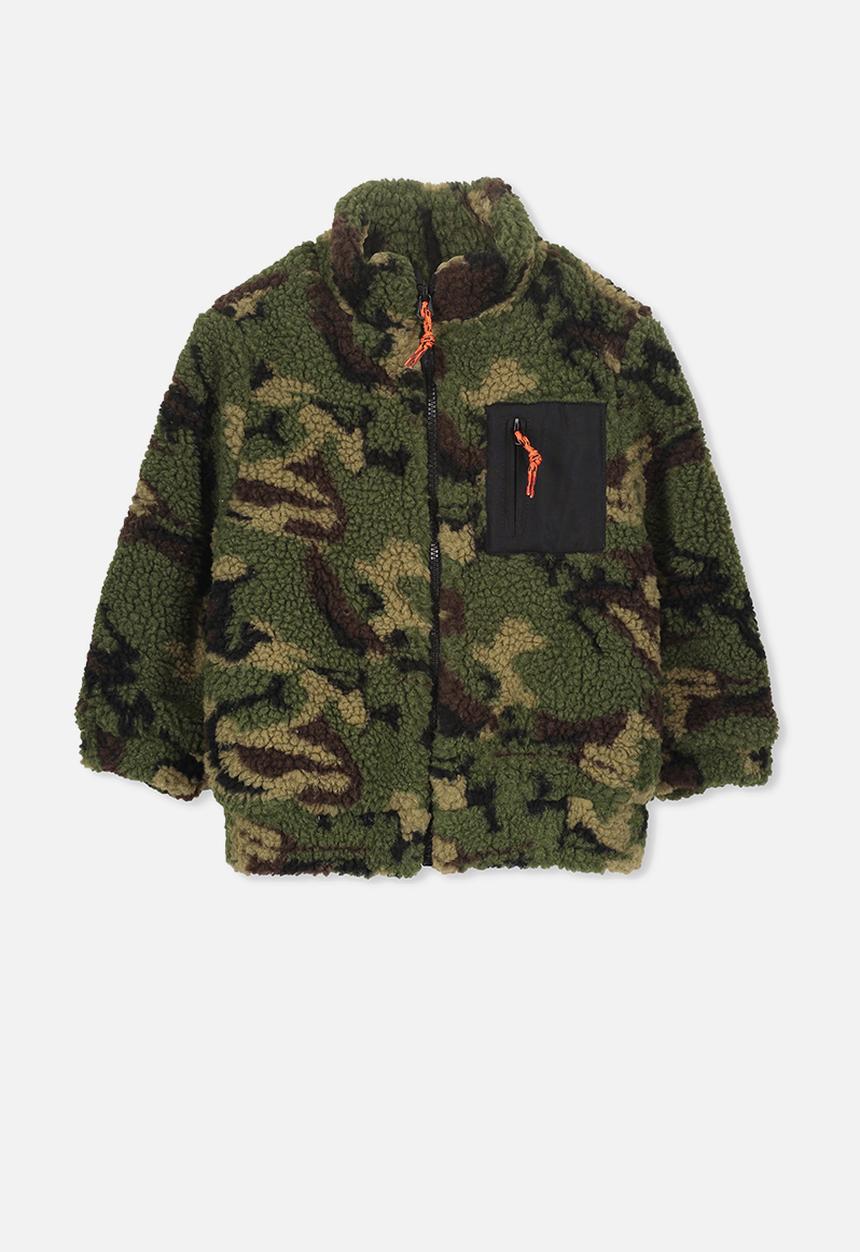 Cotton On - Blaze camo bomber - green