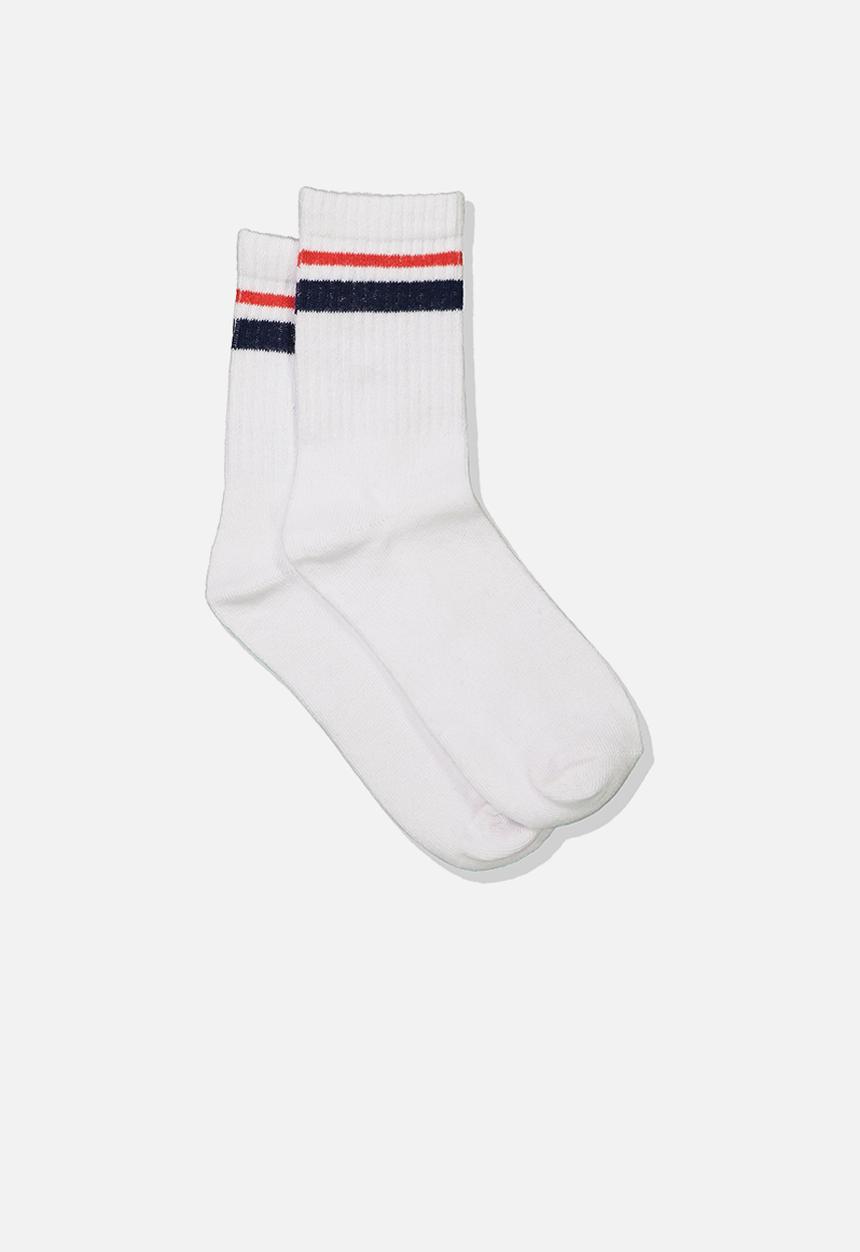 Cotton On - Retro rib crew socks - multi