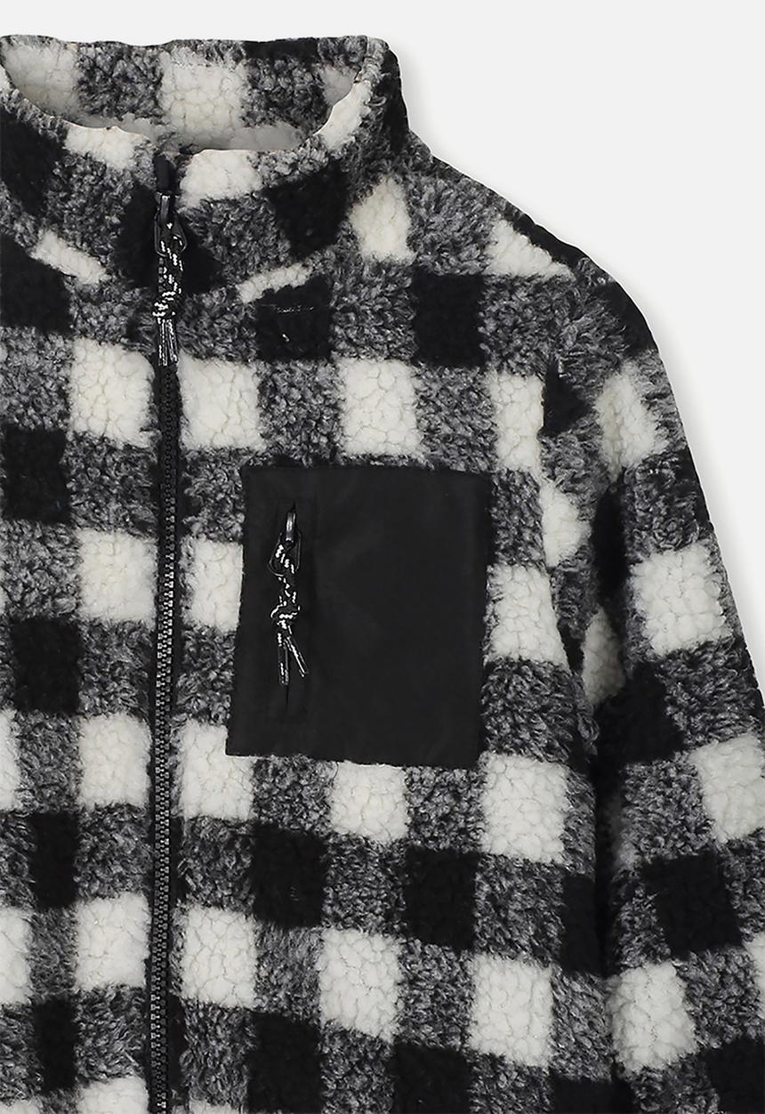 Cotton On - Blaze bomber - black & white