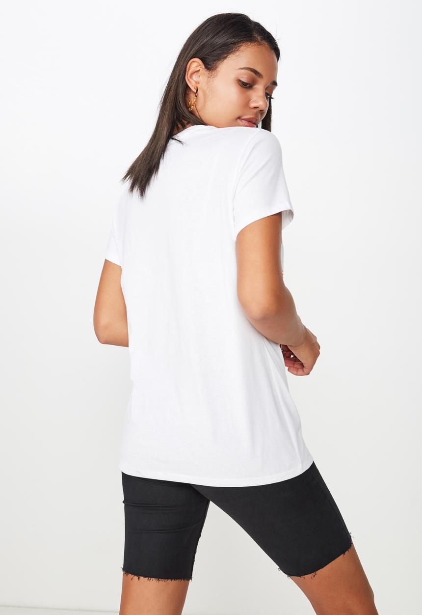 Cotton On - Classic slogan Rolling Stones tee - white