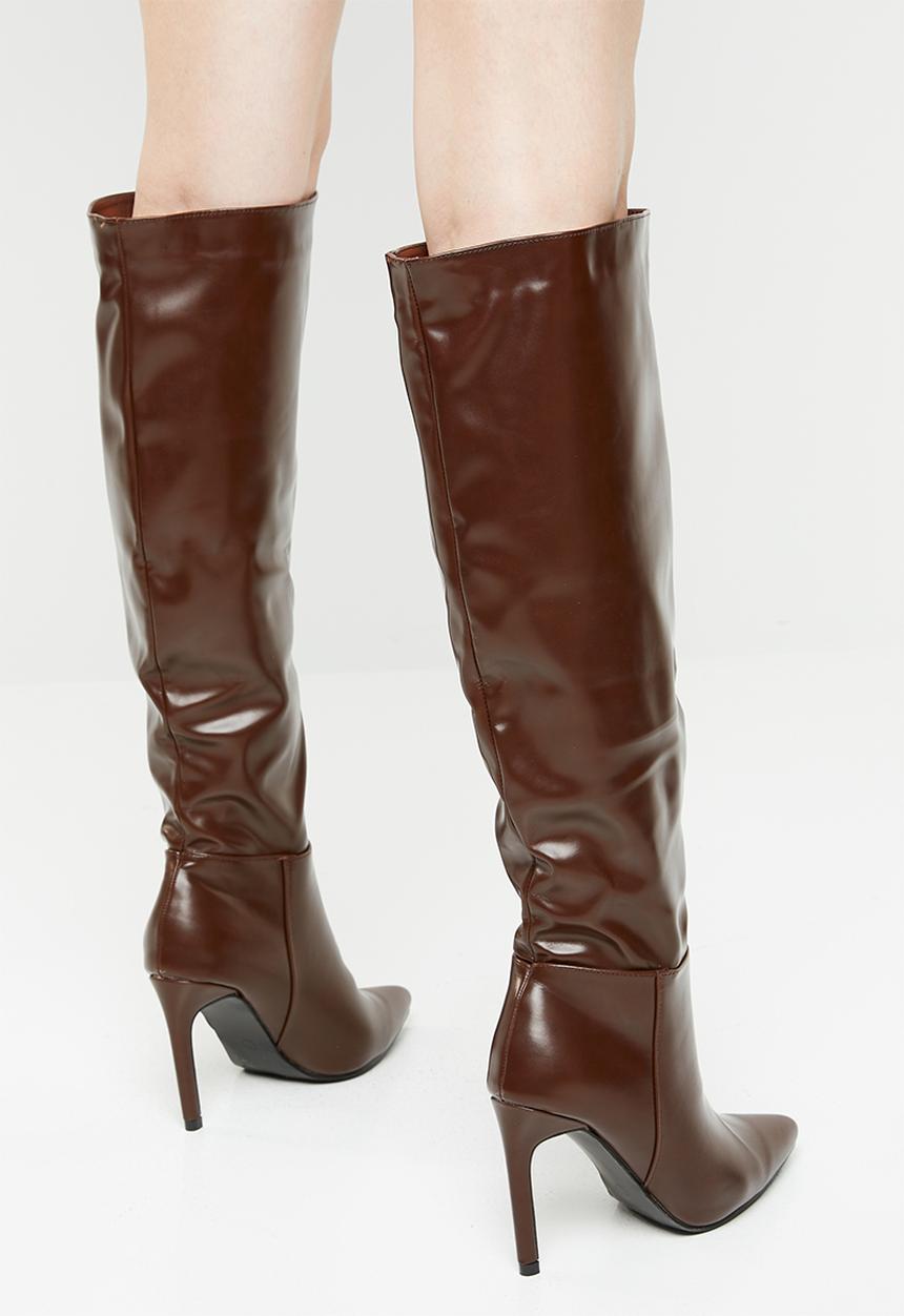 Superbalist - Nix knee high boot - burgundy