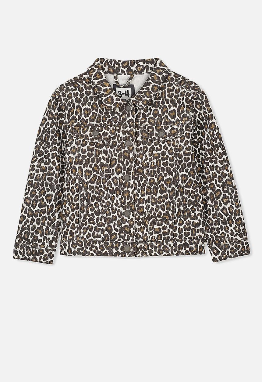 Cotton On - Daisy denim jacket - brown & black