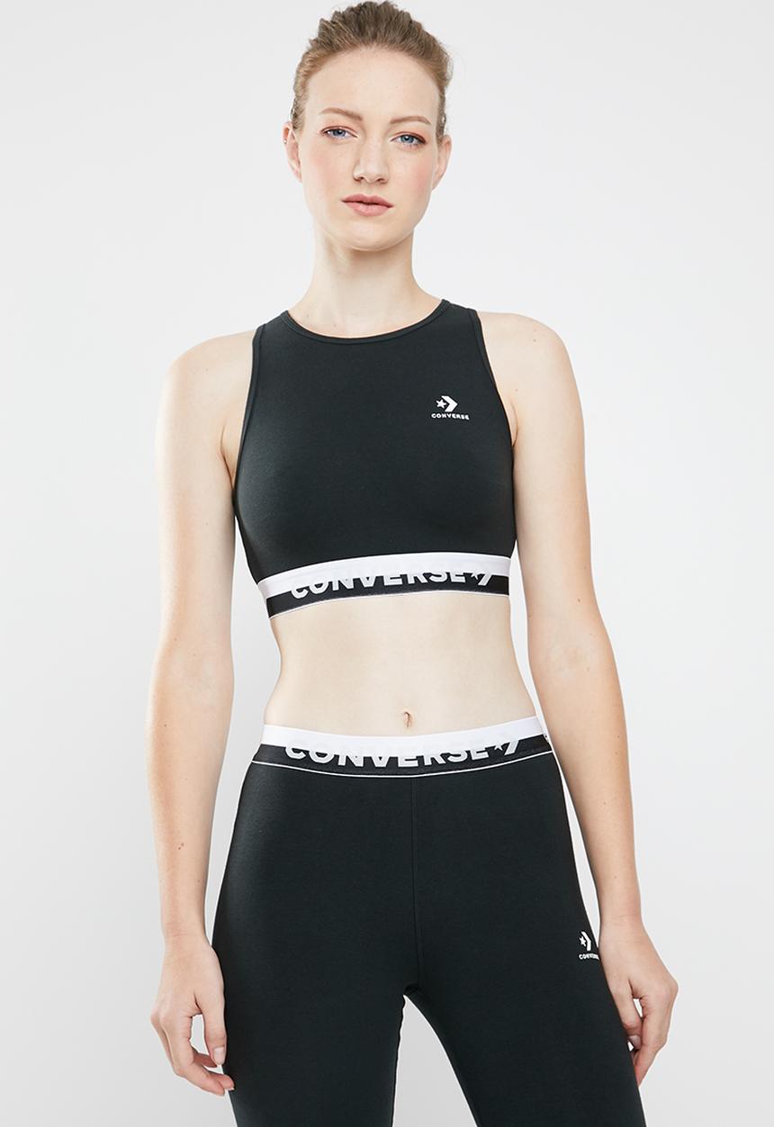 Converse - Converse high neck bra - black