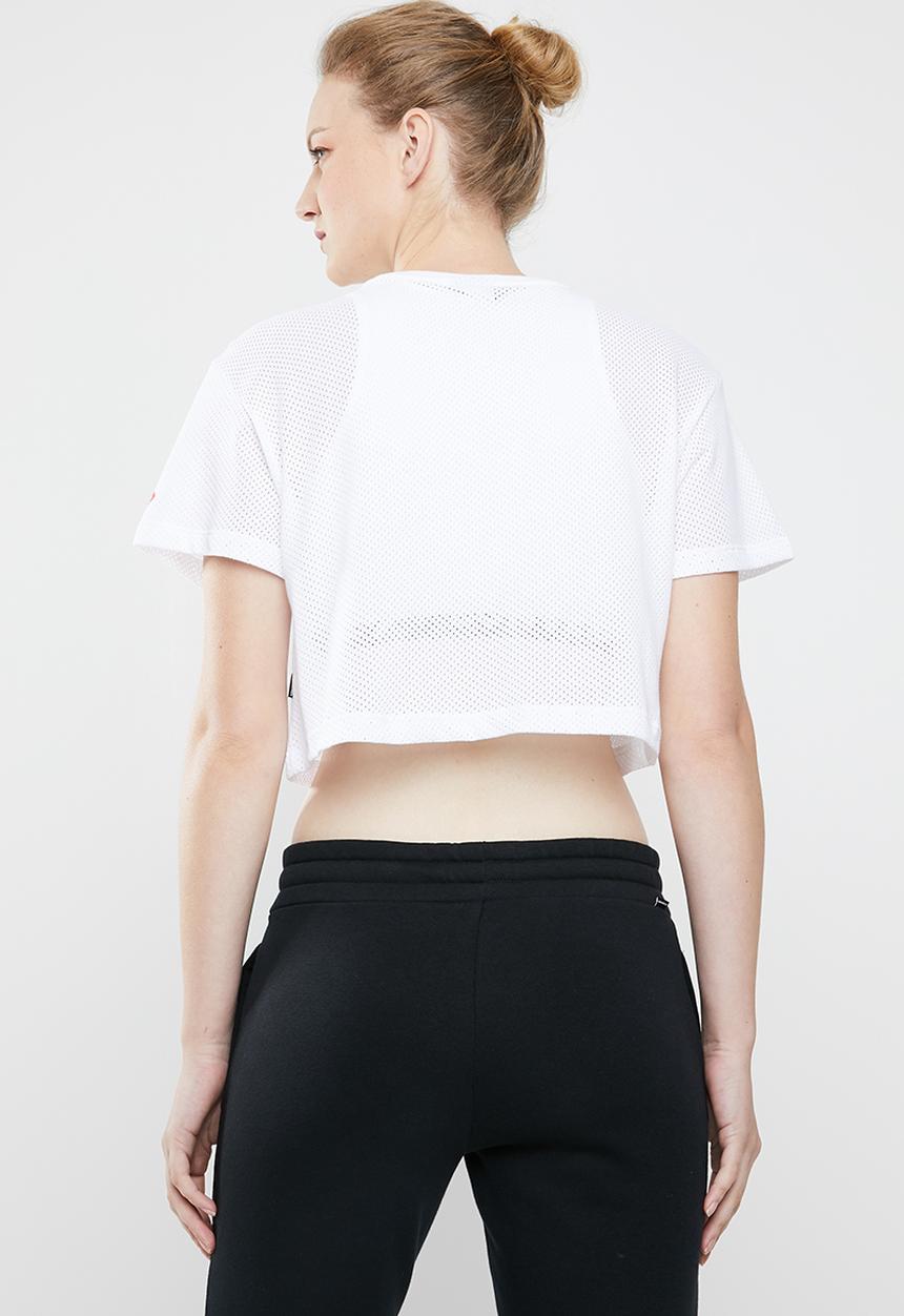 Converse - Converse basketball wordmark mid relaxed tee - white