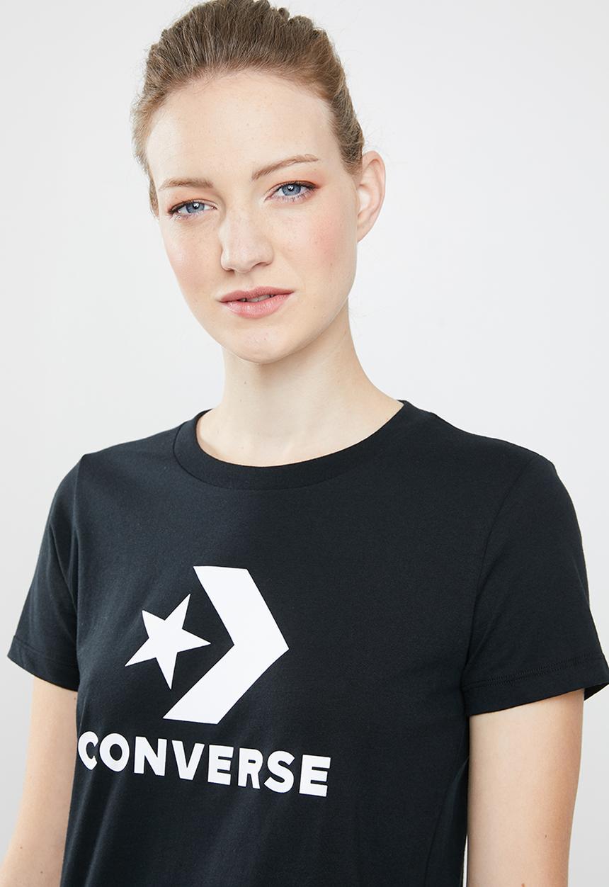 Converse - Star chevron core short sleeve tee - black