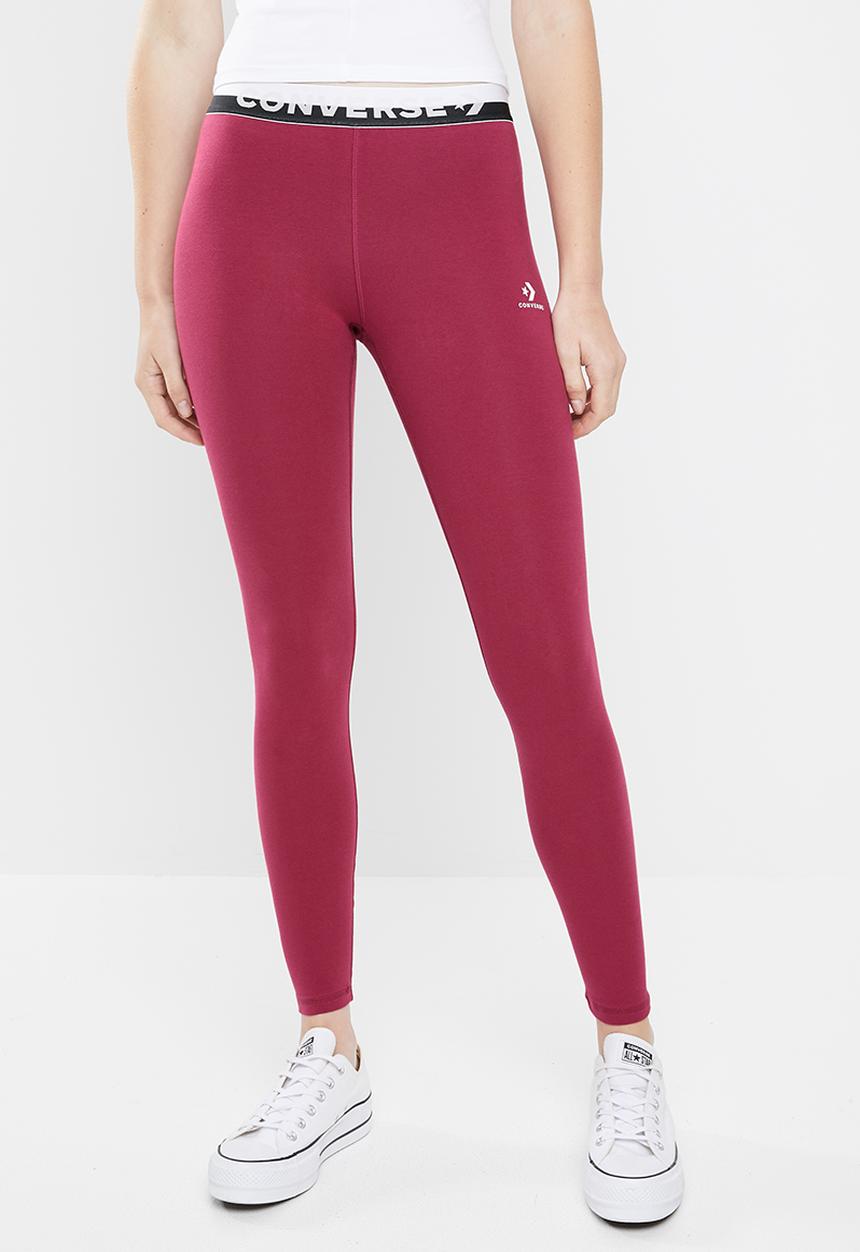 Converse - Converse wordmark legging - red