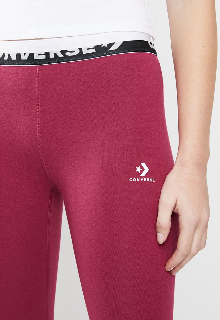 Converse - Converse wordmark legging - red
