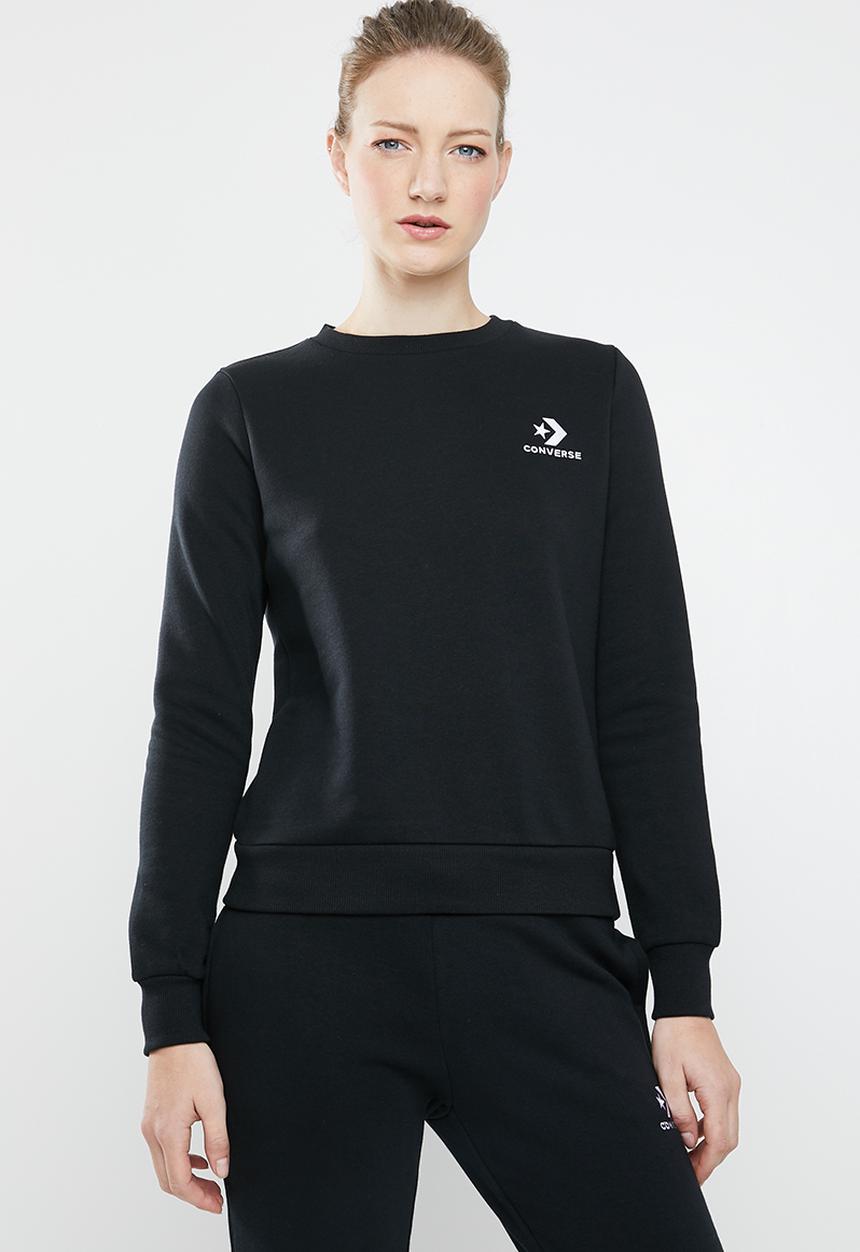 Converse - Converse star chevron crew - black
