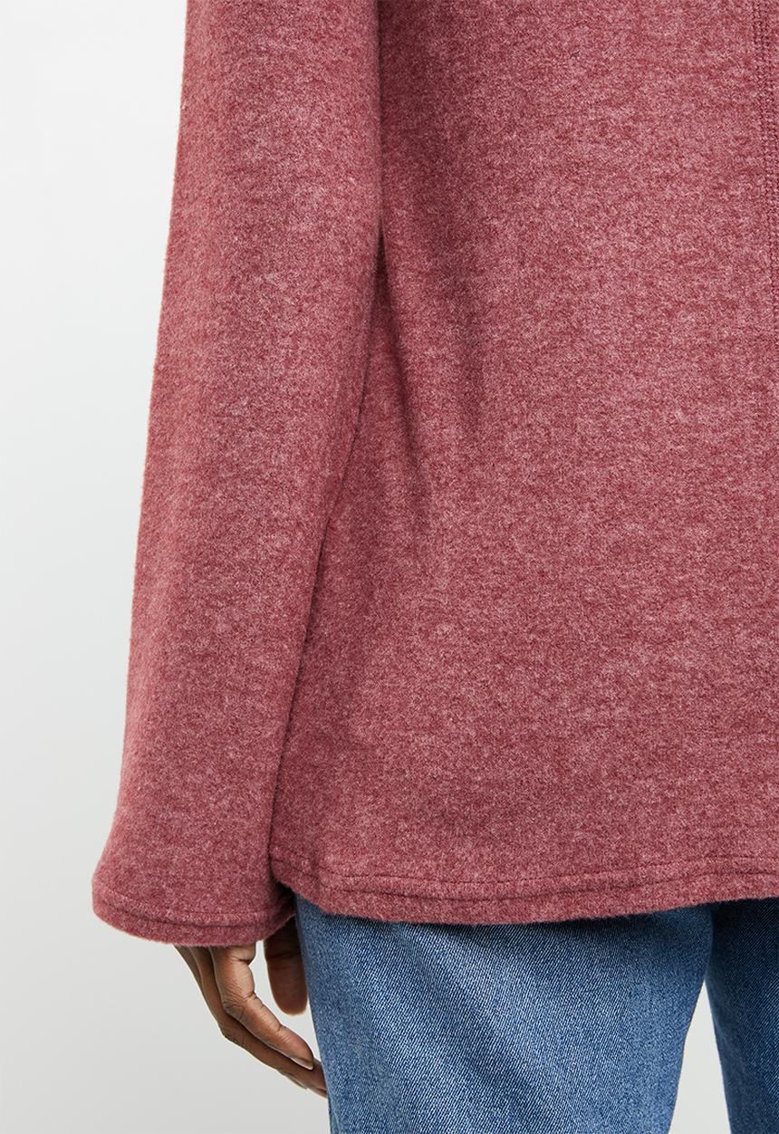 edit - Turtle neck sweater - burgundy