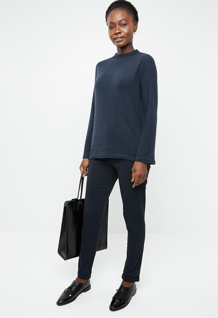 edit - Turtle neck sweater - navy