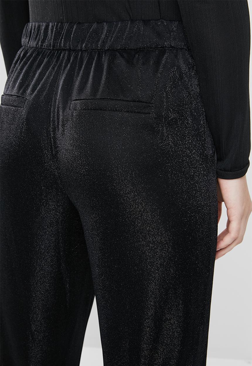 ONLY - Hustler tinsel pants - black
