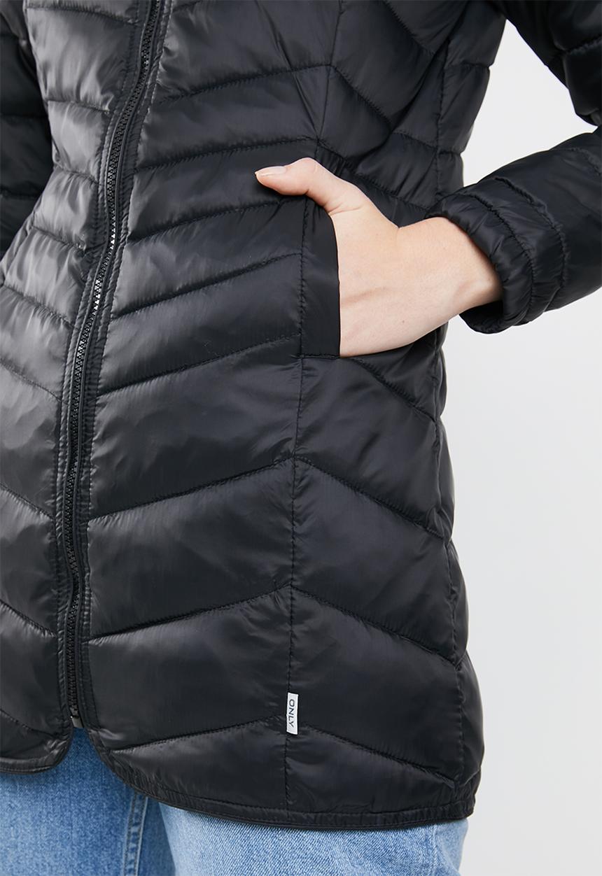 ONLY - Demi puffer coat - black