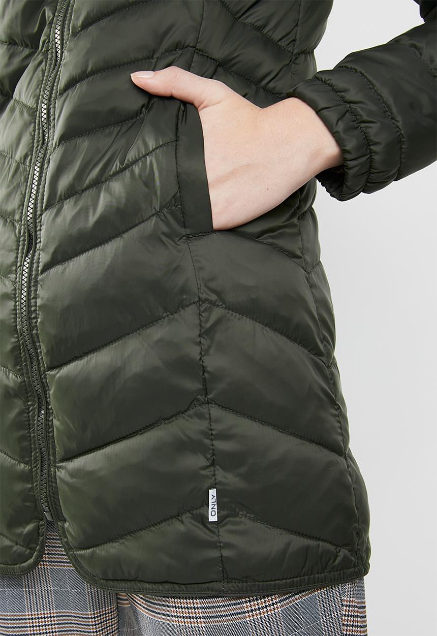 ONLY - Demi puffer coat - green