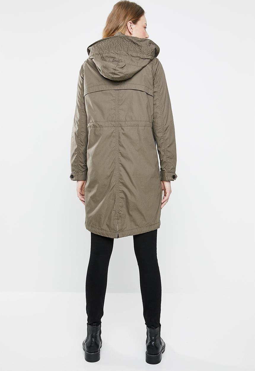 ONLY - Jessica long spring parka - taupe