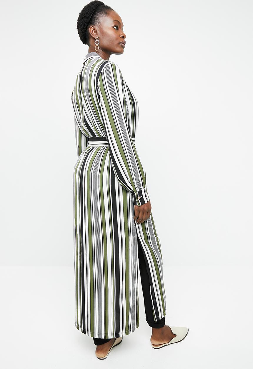 edit - Long line jacket - multi-colour