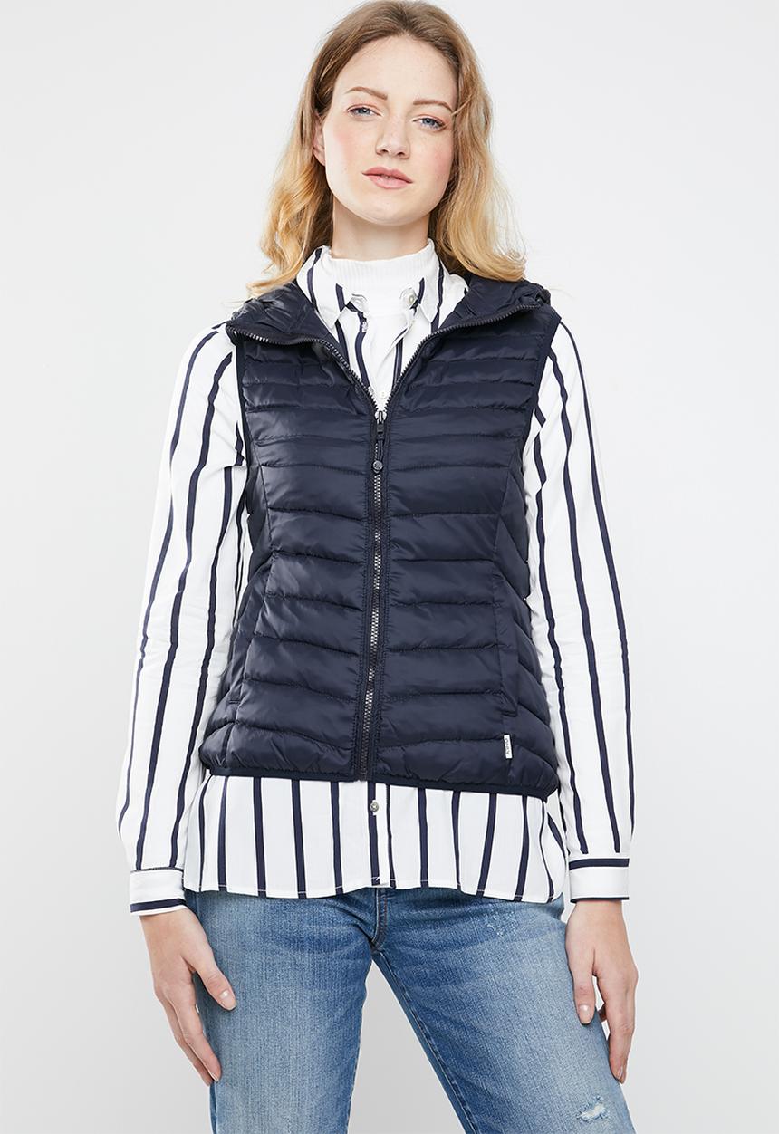 ONLY - Demi puffer gilet - navy
