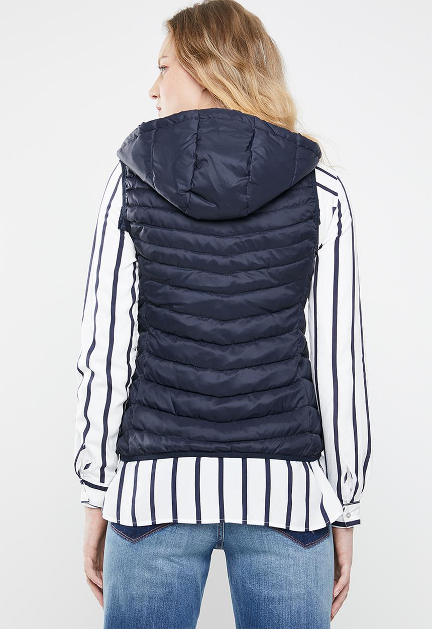 ONLY - Demi puffer gilet - navy