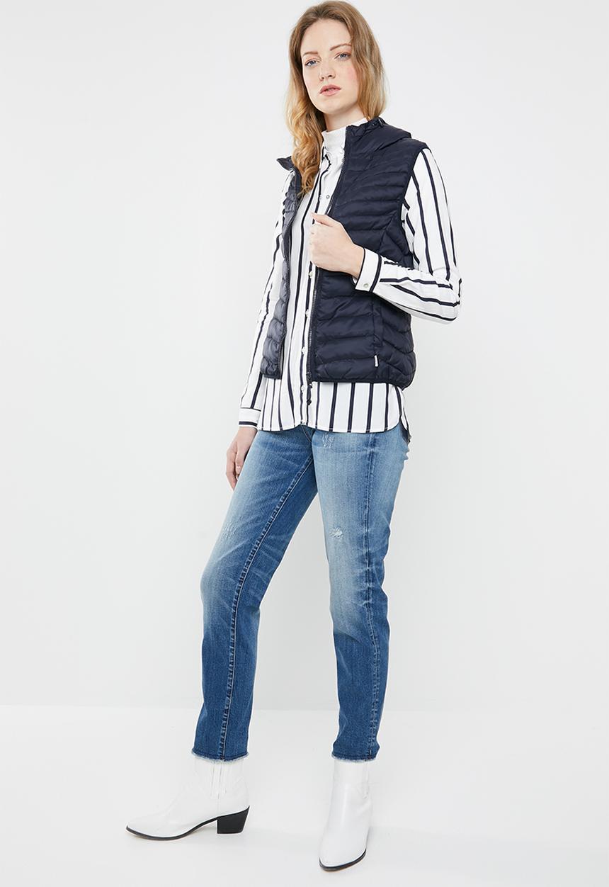 ONLY - Demi puffer gilet - navy