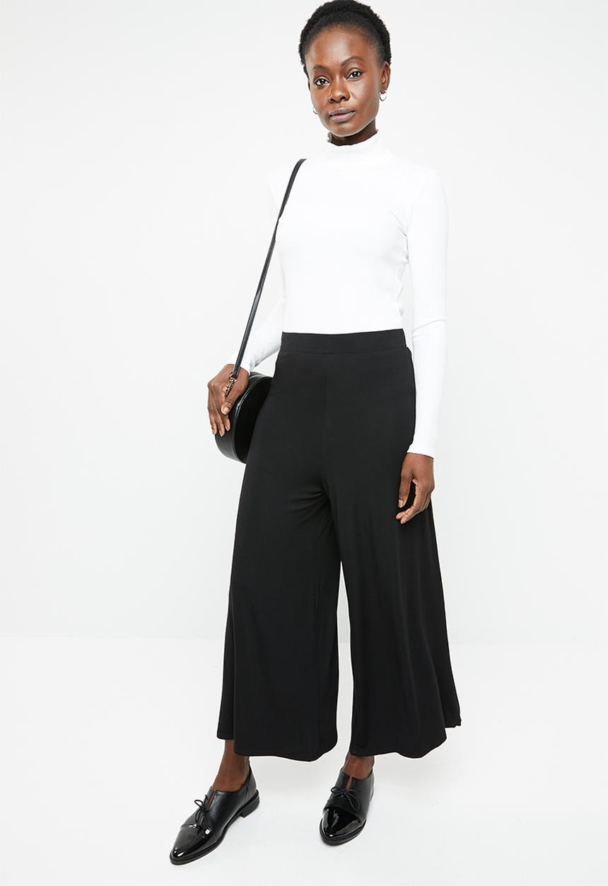 edit - Palazzo pants - black
