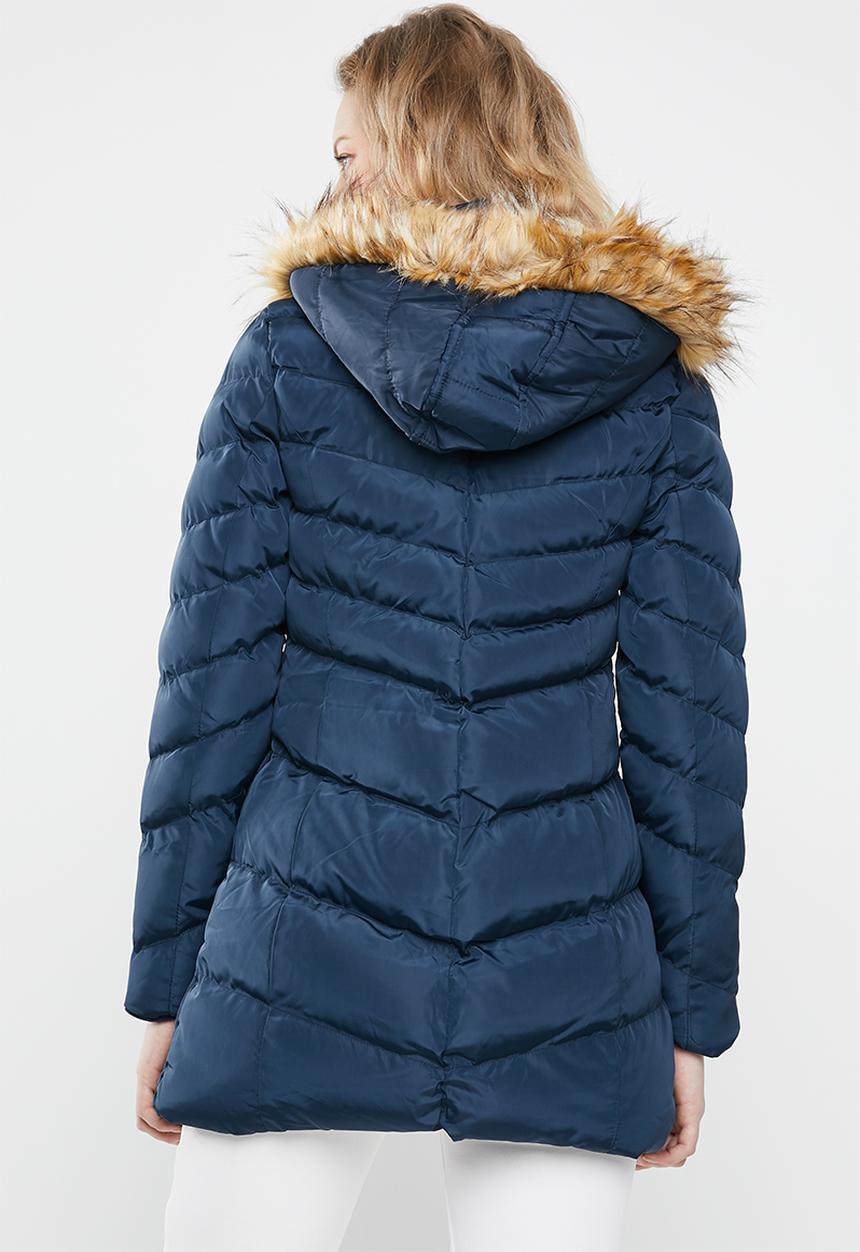 Tokyo Laundry - Lotus puffer jacket - navy