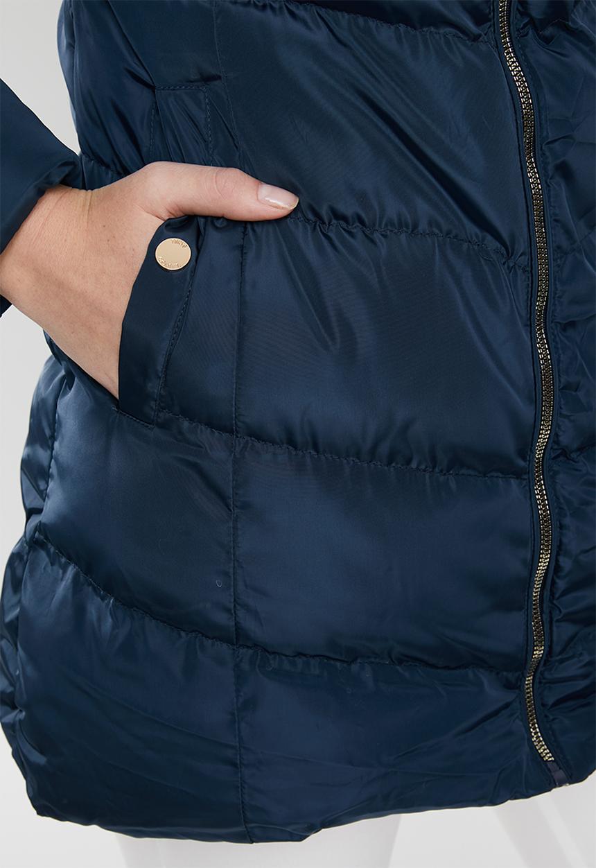 Tokyo Laundry - Lotus puffer jacket - navy