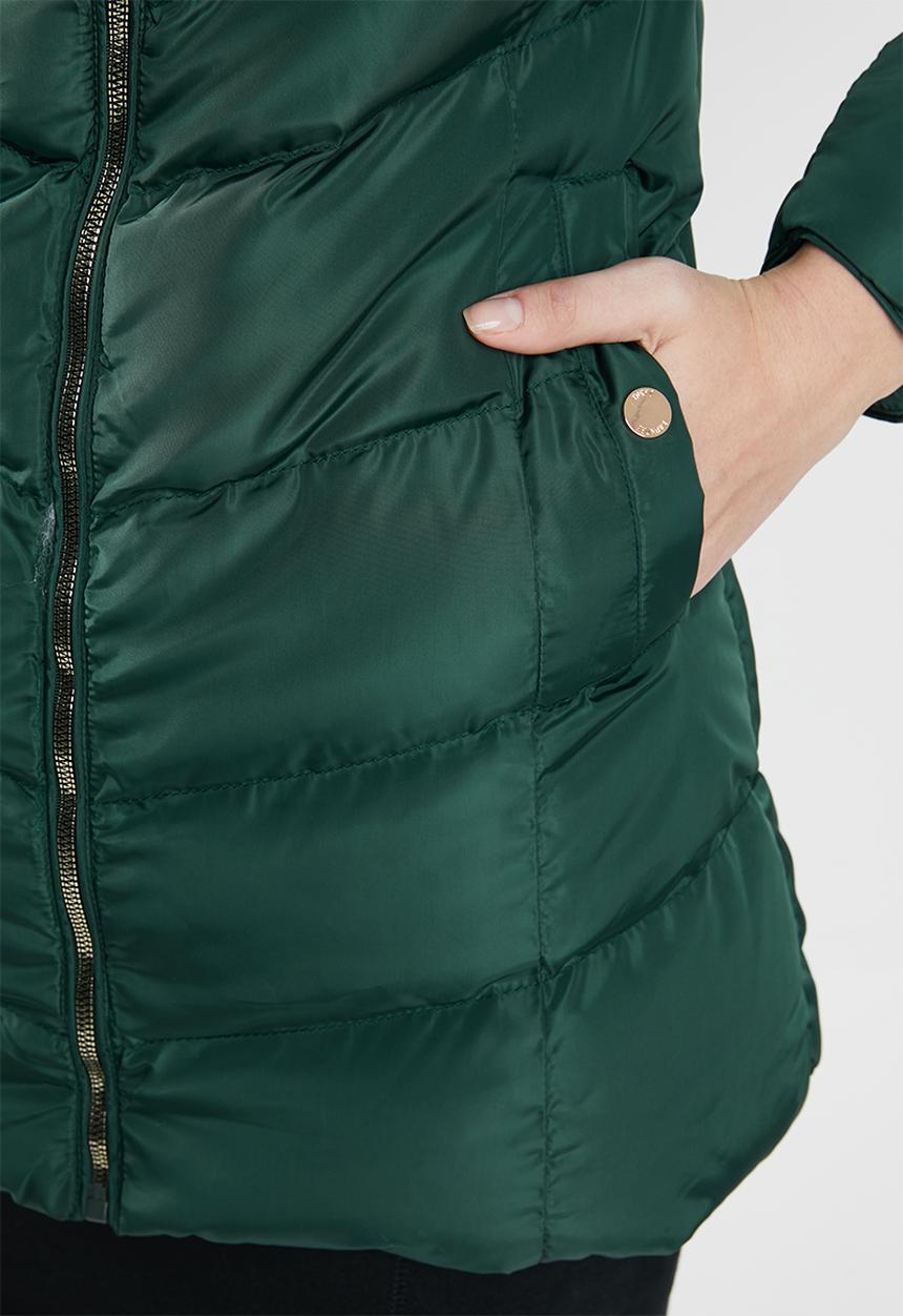 Tokyo Laundry - Lotus puffer jacket - green