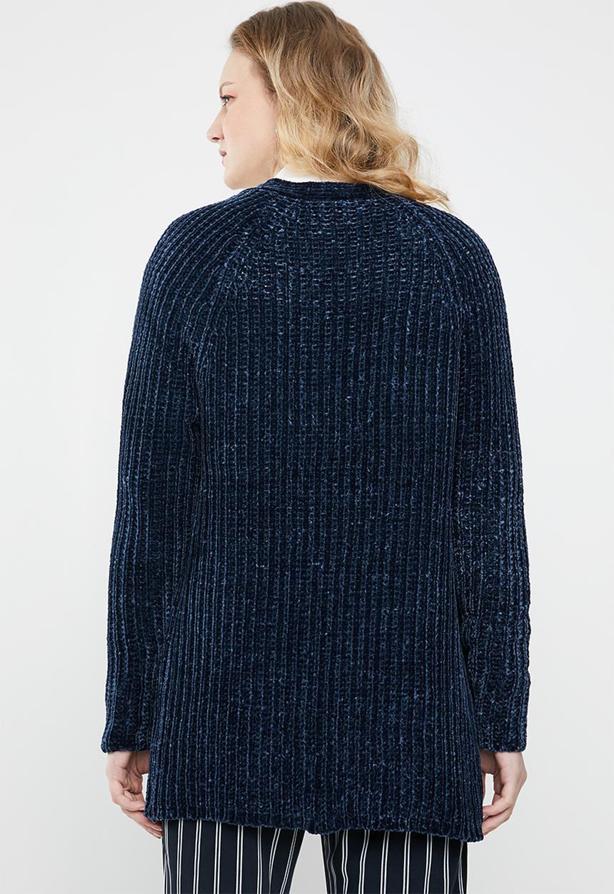 Tokyo Laundry - Adley chenille cardigan - navy