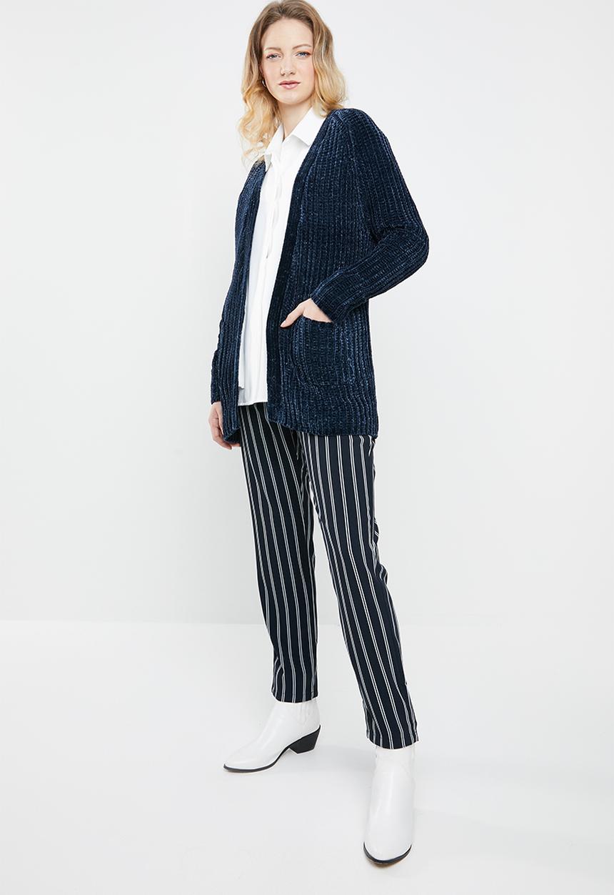 Tokyo Laundry - Adley chenille cardigan - navy