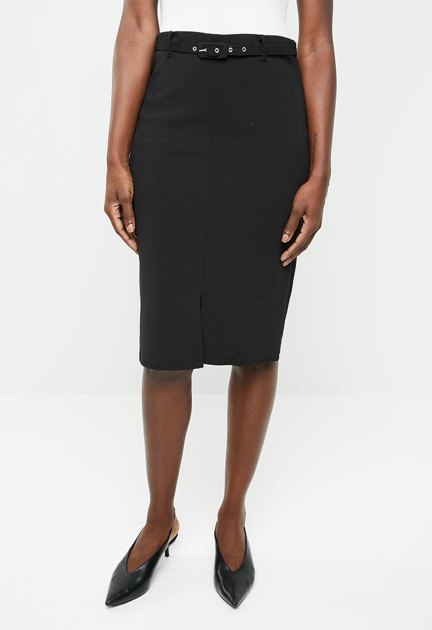 edit - Pencil skirt - black