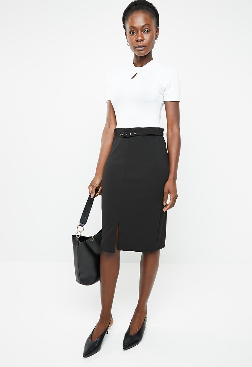 edit - Pencil skirt - black