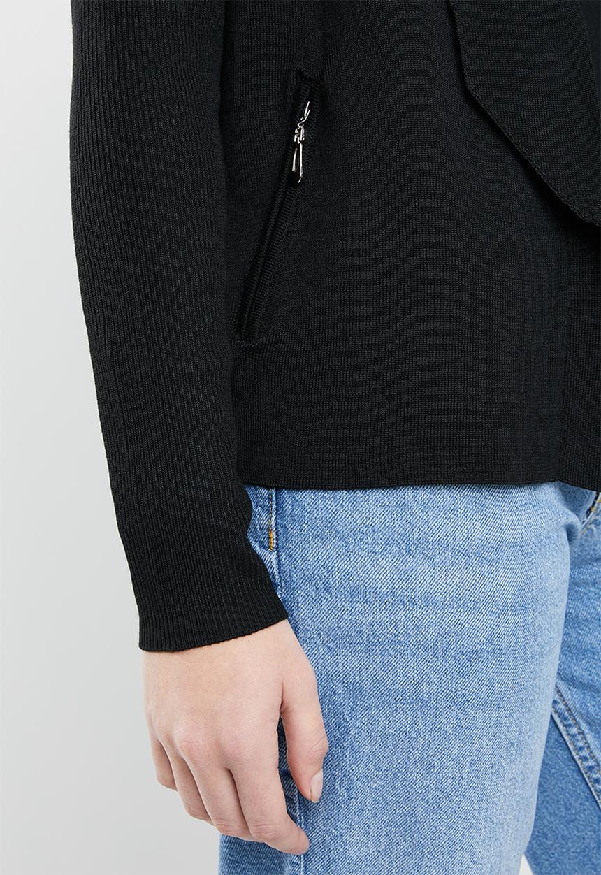 Revenge - Knitted jacket - black