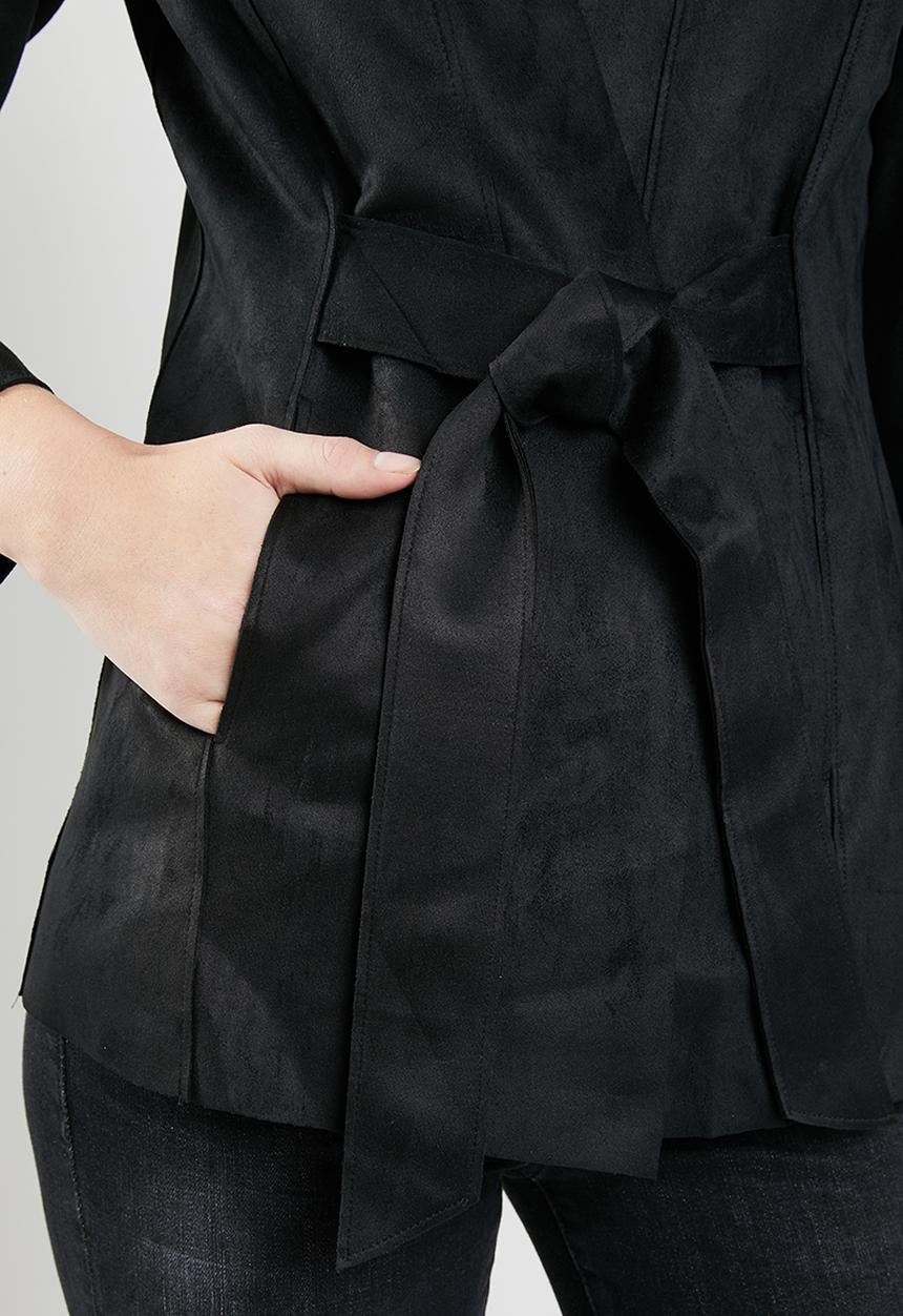 STYLE REPUBLIC - Suede look jacket - black