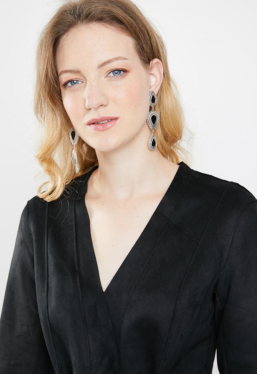 STYLE REPUBLIC - Suede look jacket - black