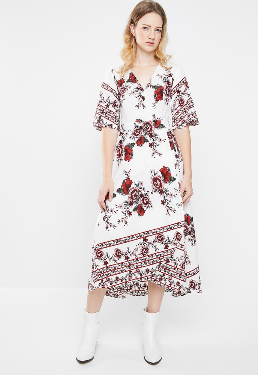 Revenge - Kimono wrap dress - white
