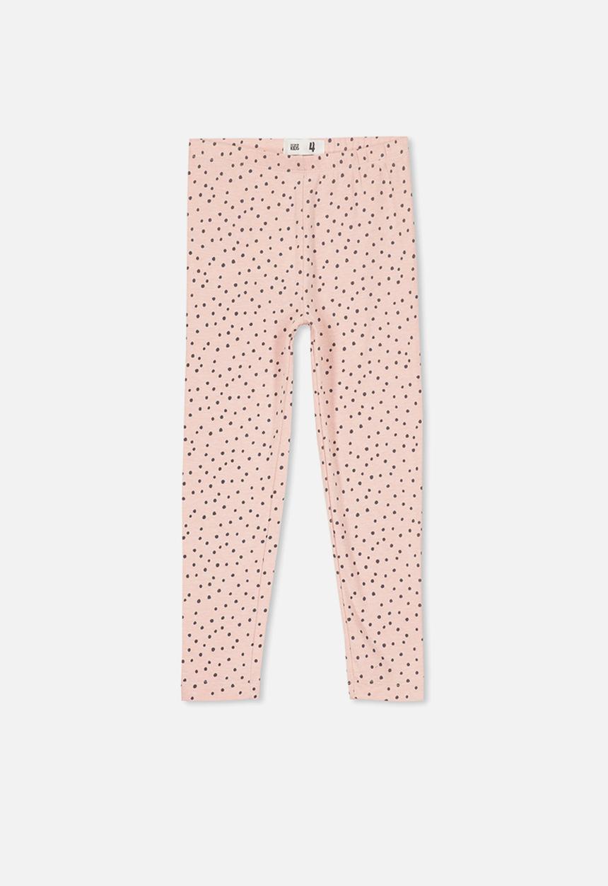 Cotton On - Huggie irregular spot tights - pink & grey 