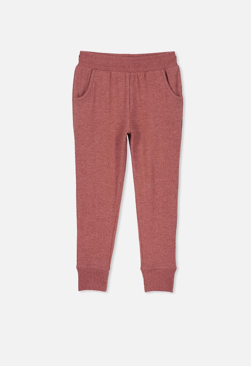 Cotton On - Super soft trackpant - red