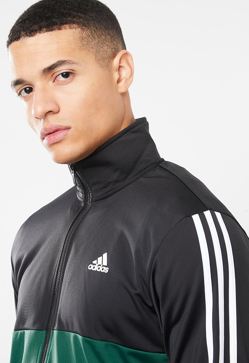 adidas Originals - Back 2 bas tracksuit - black & green