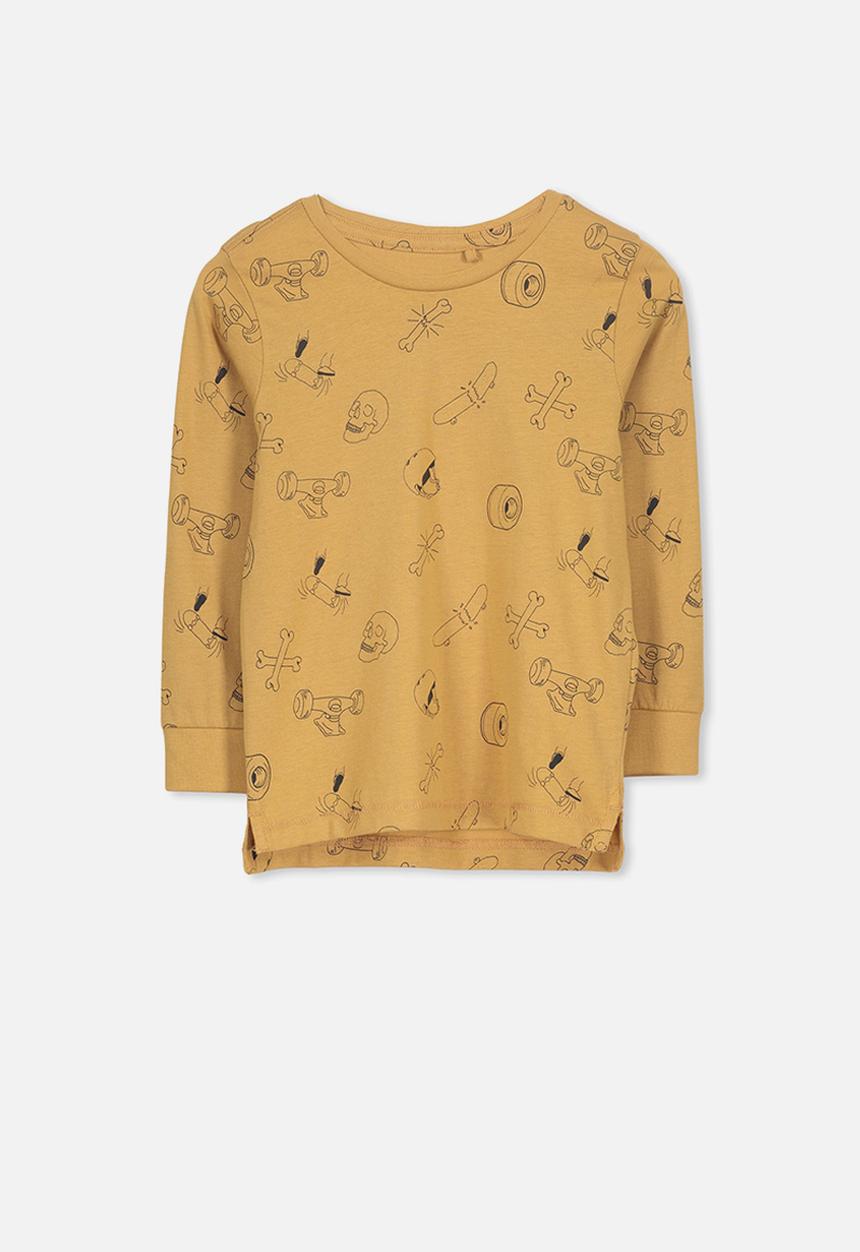 Cotton On - Tom long sleeve tee - tan