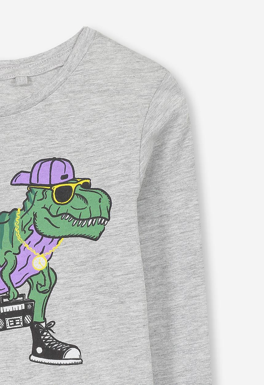 Cotton On - Tom long sleeve tee - grey