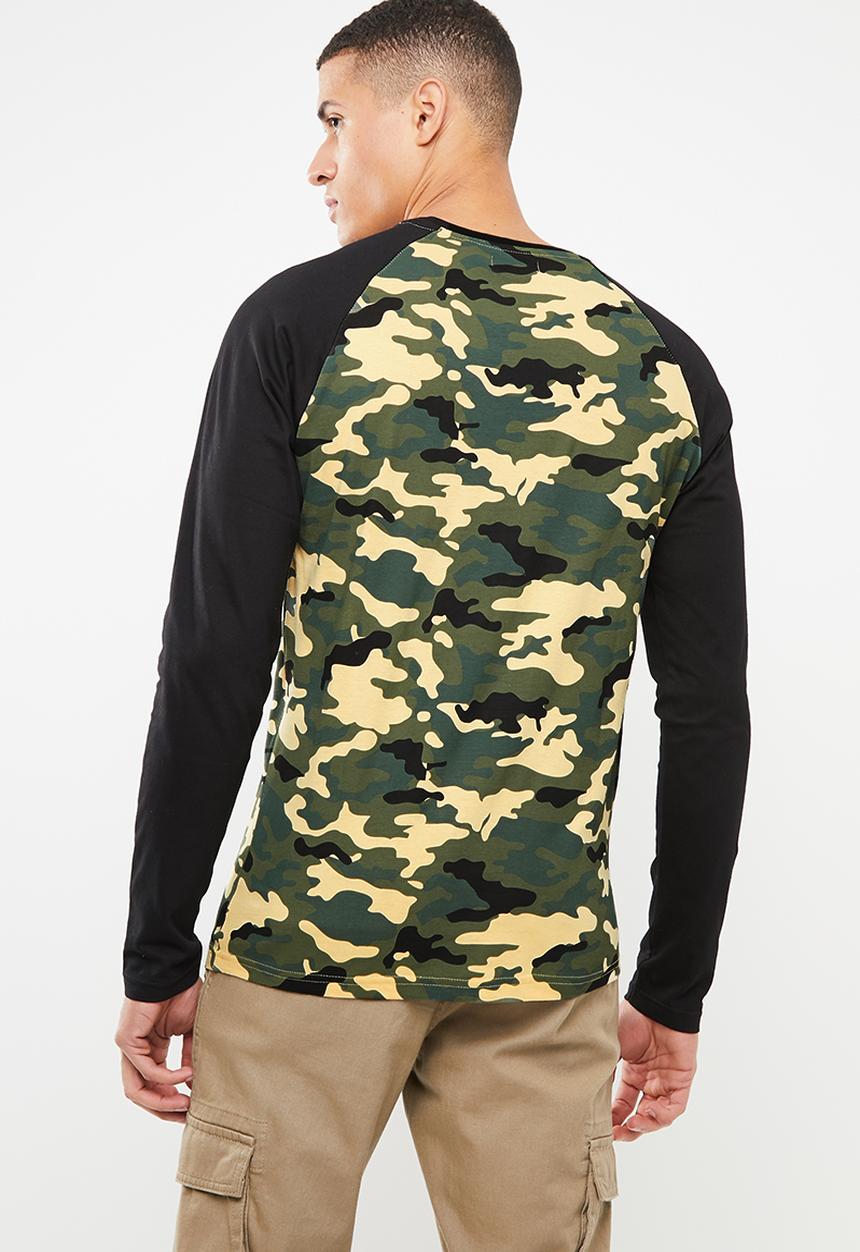 Brave Soul - Abraham camo tee - khaki