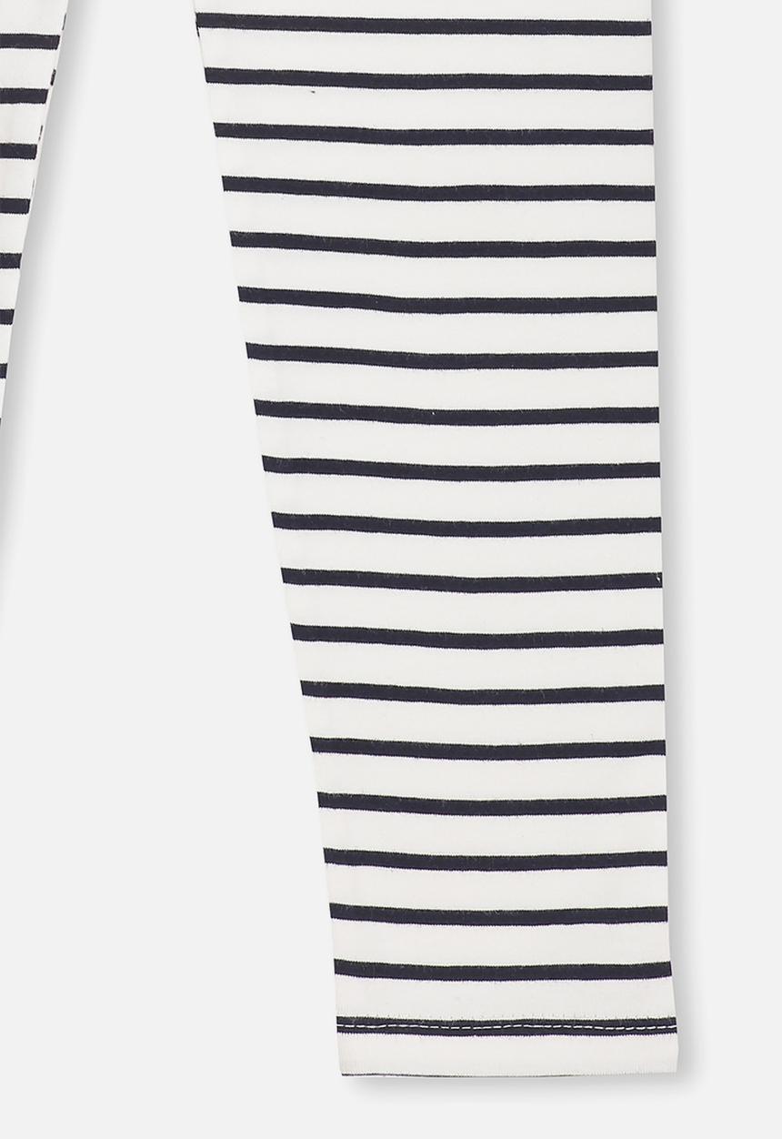Cotton On - Huggie tights - black & white
