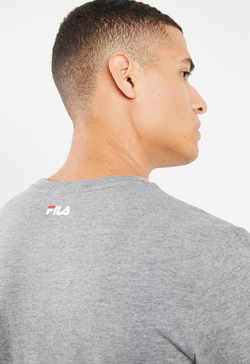 FILA - Stacker short sleeve crew neck tee - grey