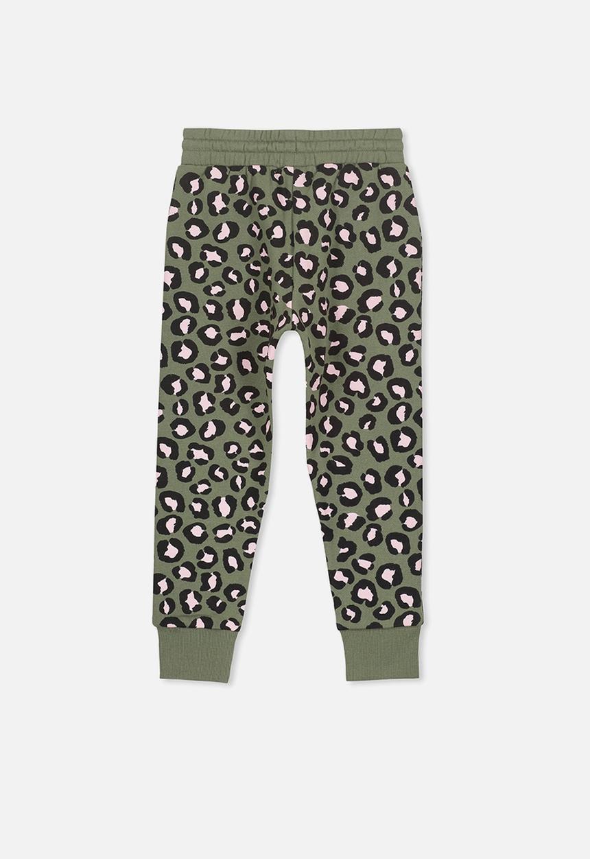 Cotton On - Kallie brushed leopard trackpant - multi