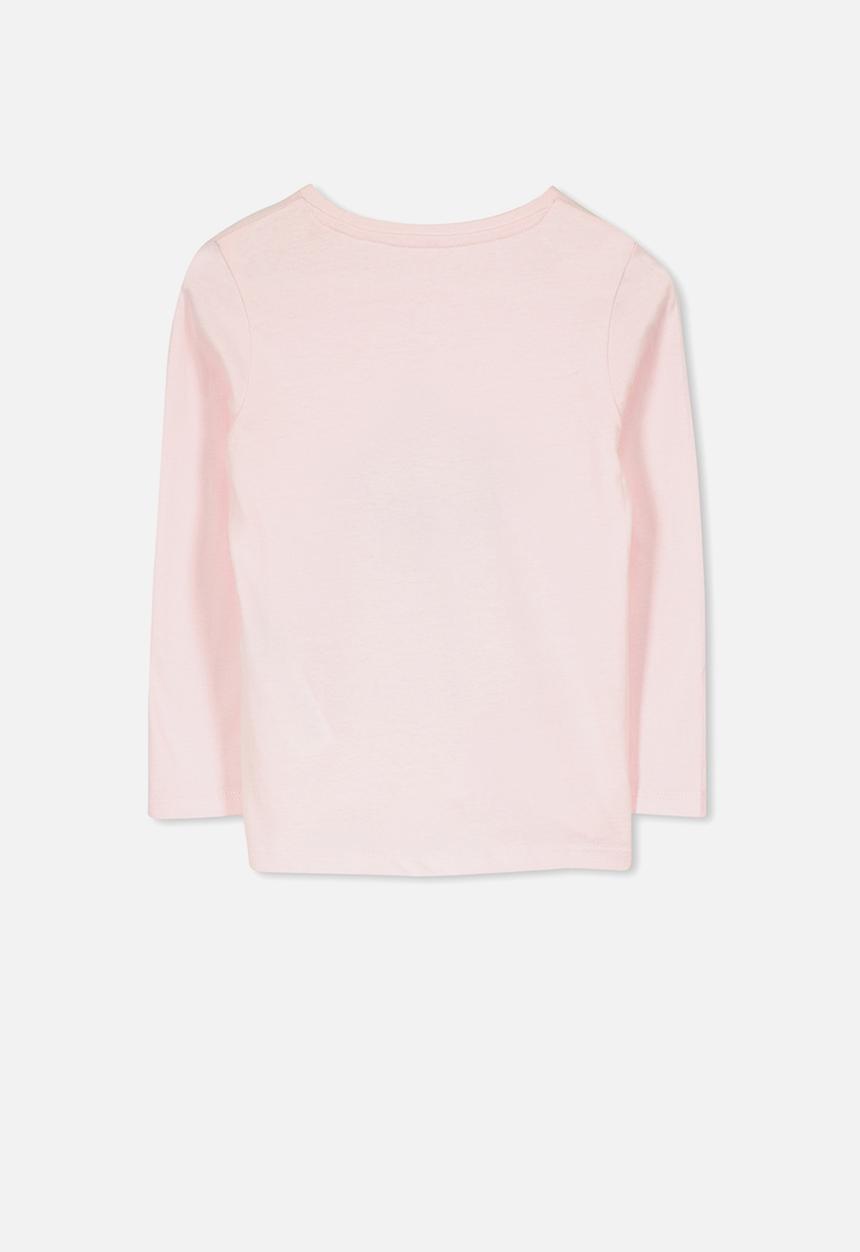 Cotton On - Penelope pugicorn long sleeve tee - pink