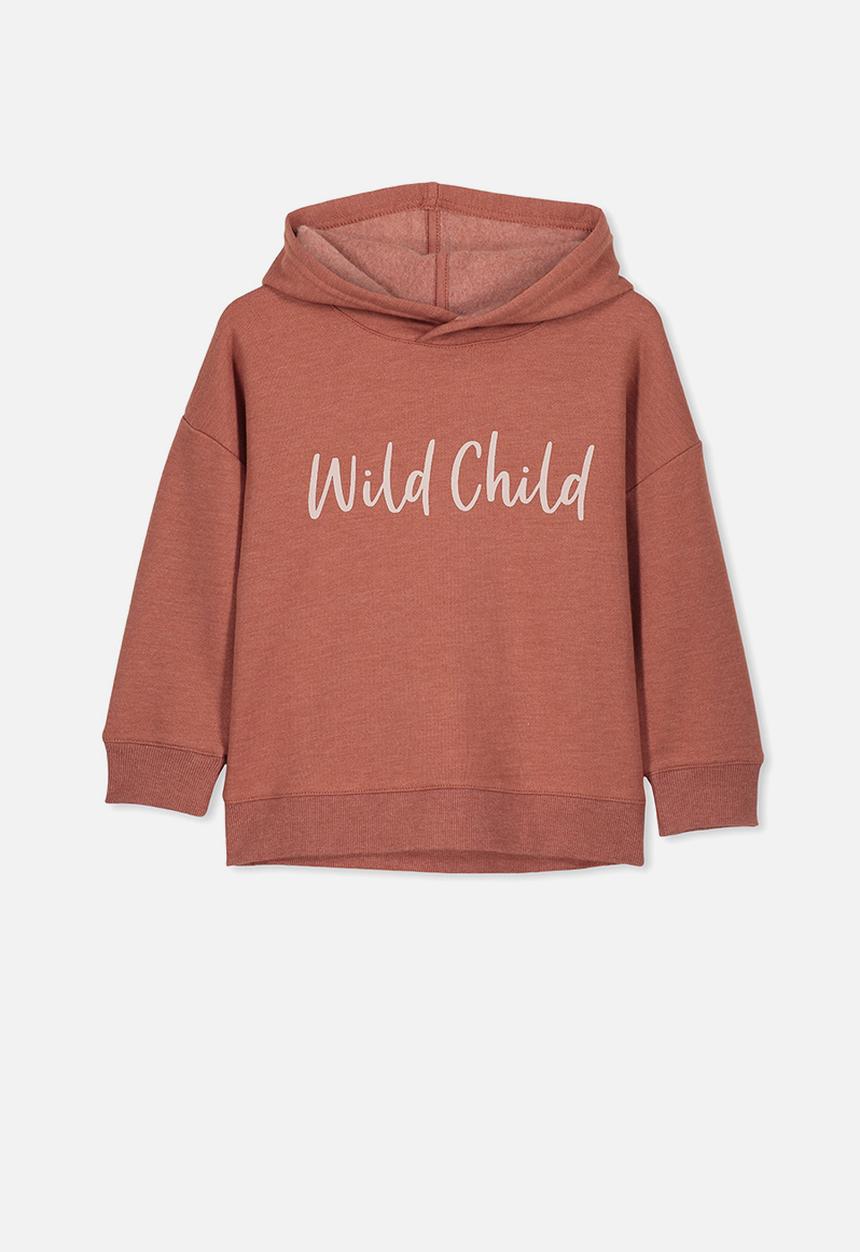 Cotton On - Scarlett wild child hoodie - red