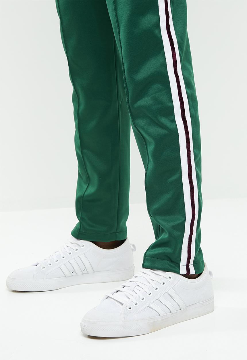 Mennace - Tricot side stripe bottom - green